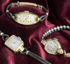 Ladies Wrist Watches - Elgin, Danner & Hamilton