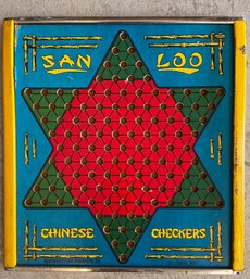 Vintage Board Games - Chinese Checkers And Checkers