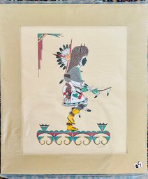 2/2 J.D. Roybal Native Dancer Silk Screen Print