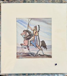 2/2 Frank Vigil Apache Artist Silk Screen Print