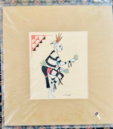 2/2 J.D. Roybal Native Dancer Silk Screen Print