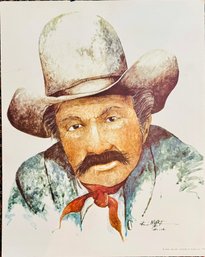 R.J. Moore Cowboy Rifle Color Print