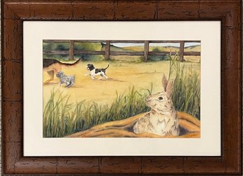 Rabbit Hole Framed Artwork