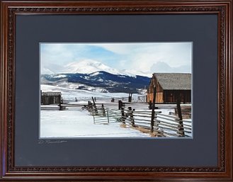 Winter Barn Photograph By Dennis Rundlett