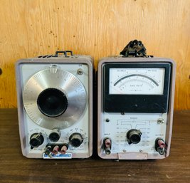 Vintage Metal Microvolt Meters