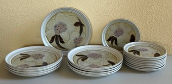 Large Collection Of Japanese Noritake Folkstone Plates