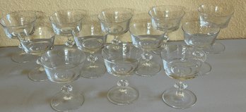 Set Of 12 Crystal Compotes