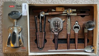 Bar Set With OXO Corkscrew