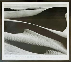 Edward Weston 'Dunes, Oceano' Framed Poster Print