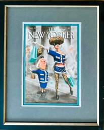 Framed Poster Print 'The New Yorker's Stiff Competition' By Falconer