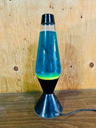 Vintage Blue And Green Lava Lamp