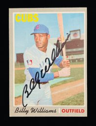 1970 Topps #170 Billy Williams Signed Baseball Card