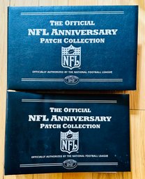 2 Willabee & Ward NFL Anniversary Patch Collection Binders 68 Patches Total