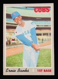 1970 Topps ERNIE BANKS Baseball Card (Card #630)