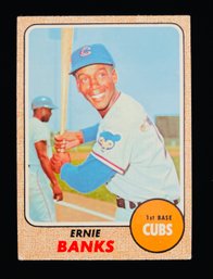 1968 Topps Ernie Banks #355 - Chicago Cubs 1 Of 2