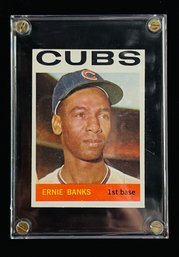 1964 Topps #55 Ernie Banks Baseball Card Chicago Cubs HOF