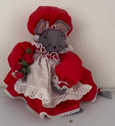 Vintage Handmade Christmas Mouse