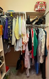 Closet Full Of Womens Clothes, Hand Bags, Shoes, & Hats