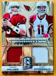 2014 Panini Spectra Football Carlson Palmer/Larry Fitzgerald Combo Jerseys 77/99