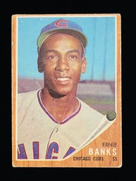 1962 Topps Ernie Banks Chicago Cubs #25
