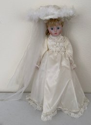 Vintage Porcelain Bride Doll