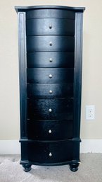 Jewelry Armoire Full Of Assorted Costume Jewelry