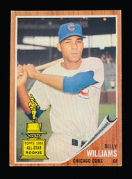 1962 Topps # 288 Billy Williams Baseball Card Chicago Cubs HOF