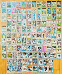 Assorted Miami Dolphins Topps Trading Cards From 1970s To 1990s