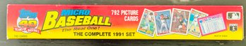 1991 Topps Micro Baseball Card Sets 40 Years Of Baseball Factory Sets