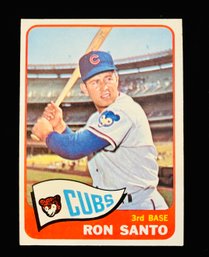 1965 Ron Santo Topps Baseball Card