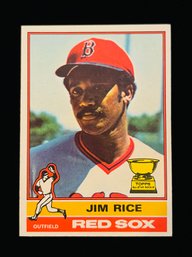 1976 Topps #340 Jim Rice Boston Red Sox Baseball Card 1 Of 2