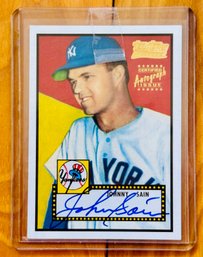 Topps Legend Johnny Sain Autographed Card