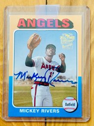 Topps All Time Autograph Issue Mickey Rivers