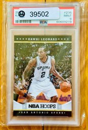 Kawhi Leonard San Antonio Spurs NBA Hoops Basketball Graded Card PSA 9