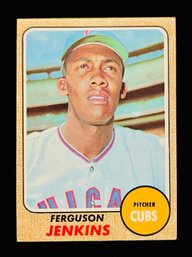 1968 Topps Baseball - # 410 Ferguson Jenkins, P, Chicago Cubs