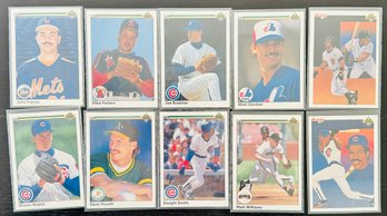1990 Upper Deck Assorted Baseball Cards Including Maddux, Girardi And More