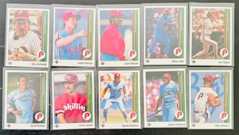 1990 Upper Deck Philadelphia Phillies Baseball Cards