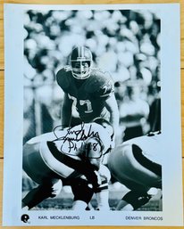 Karl Mecklenburg NFL Football Denver Broncos Autographed 8x10 Photo