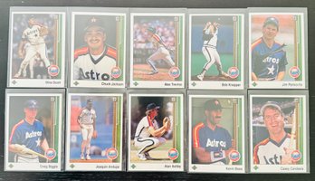 1990 Upper Deck Houston Astros Baseball Cards