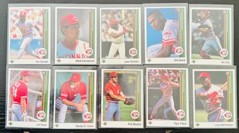 1990 Upper Deck Cincinnati Reds Baseball Cards