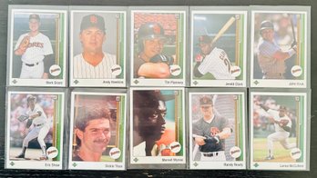 1990 Upper Deck San Diego Padres Baseball Cards