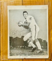 Len Dawson NFL Football Kansas City Chiefs  Autographed Photo