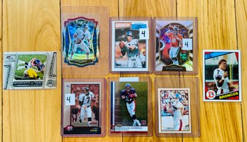 Lot Of Denver Broncos NFL Football Cards With Elway, Manning And Moreno