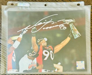 Neil Smith Denver Broncos NFL Football Autographed 8x10 Photo