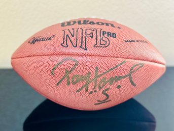 Signed Official NFL Football BY Heisman Trophy Winner And Packers HOF Paul Hornung