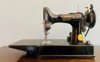 Vintage Featherwork Portable Sewing Machine Model 221K
