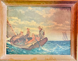 Framed Print On Board By Winslow Homer