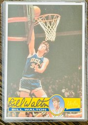 Signed Bill Walton UCLA Bruins 6x4 Card