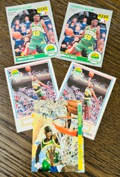 Lot Of Shawn Kemp Seattle SuperSonics NBA Basketball Cards