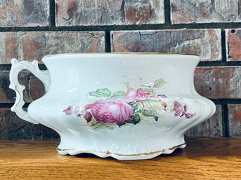 Large Floral Fine China Dish